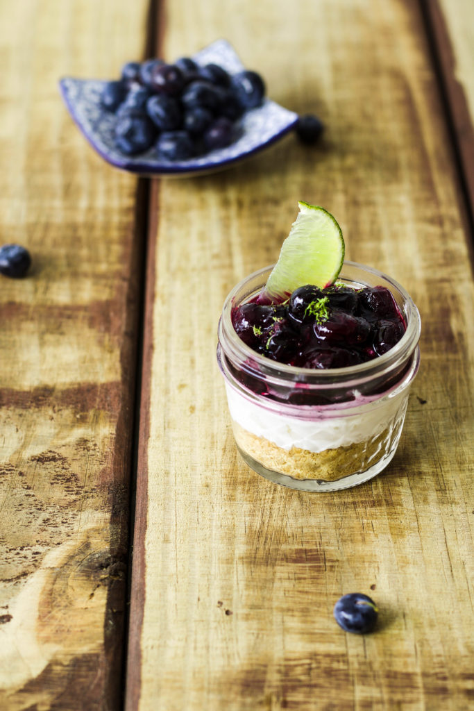 These Mini No-Bake Cheesecake Jars 4 Ways are sure to impress family and friends. Whether you like cherry pie, lemon curd, strawberry banana, or blueberry lime, these simple, single-serve desserts are exactly what you're looking for!