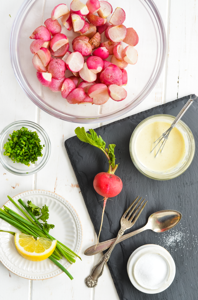 This simple and delicious Honey Tarragon Roast Radish Salad recipe will bring a touch of flavor and whimsy to any spring menu! Serve this delightfully colorful salad with lunch, brunch, or your favorite casual supper.