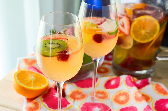 Celebrate springtime with friends and a refreshing pitcher of these Fruity Sangria Recipes made from white wine and a variety of fresh fruits.