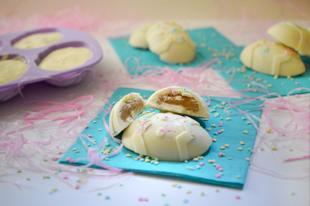 White Chocolate Peanut Butter Eggs for Easter