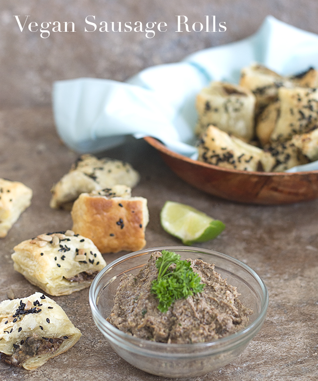 Love a hearty appetizer, but you’re trying to follow a plant-based diet? These Vegan Mushroom Sausage Rolls are for you. These small bites use “mushroom sausage” instead of pork for a vegetarian appetizer that will be loved by all!