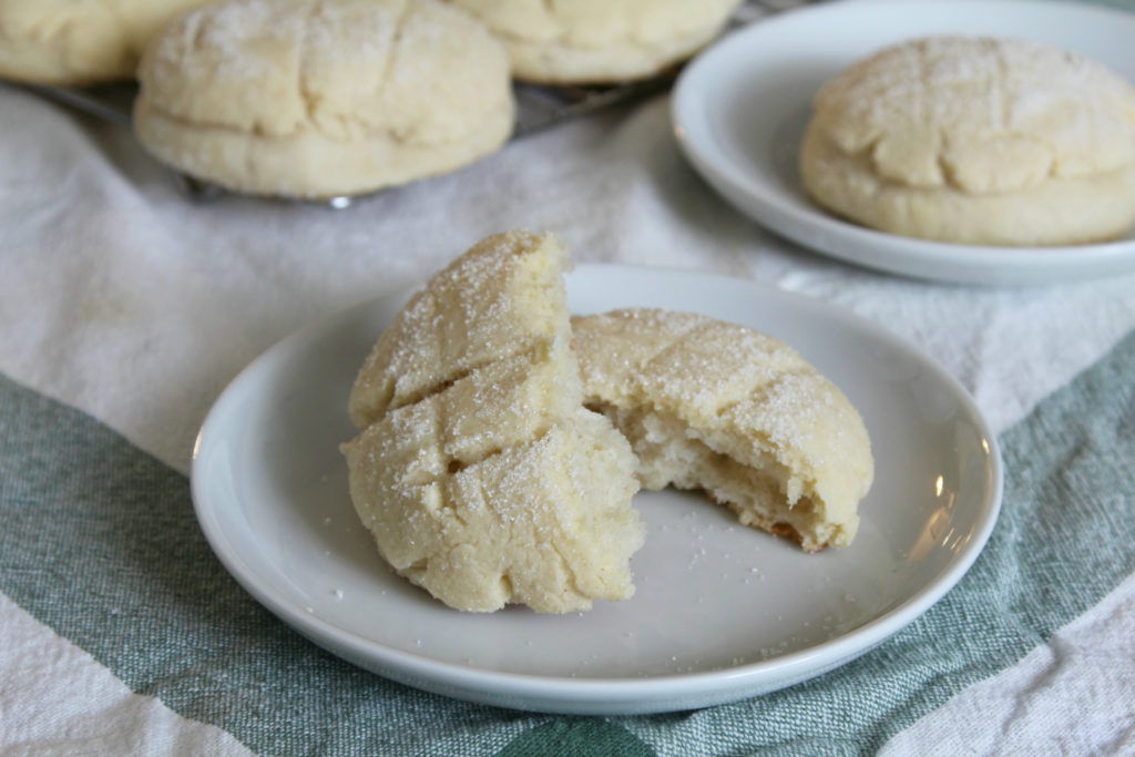 Japanese Melon Pan is a sweet roll covered in a layer of thin sugar cookie dough. Surprisingly simple to make, this scrumptious dessert is a must try!