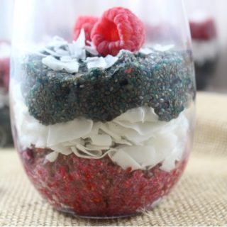 Looking for a patriotic treat that isn't packed with sugar? These sugar and dairy-free Red White Blue Chia Seed Pudding Cups are a beautiful healthy treat that's sure to be a crowd pleaser at patriotic parties!