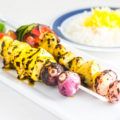 While your first thought may be hamburgers and hot dogs when it comes to grill-friendly food, nothing tastes as good over the charcoal as Grilled Saffron Chicken Kebabs. Juicy, charbroiled, and perfectly golden, these kebabs take outdoor grilling to the next level.
