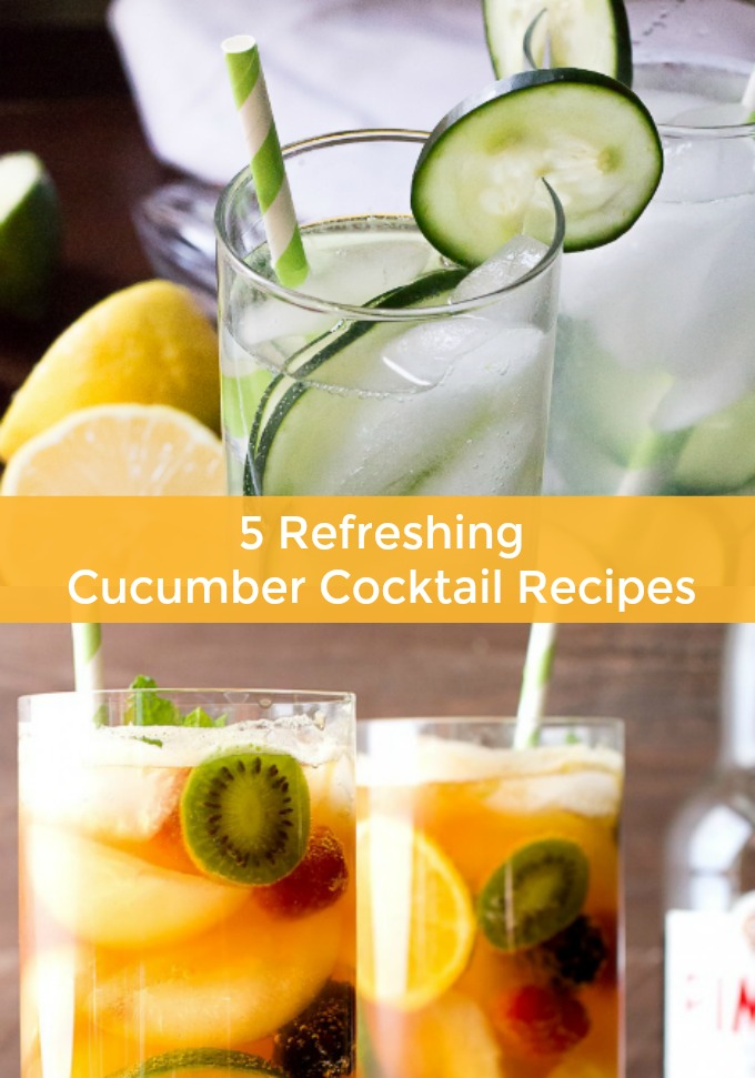 Your friends will dub you the master mixologist when you create one of these five refreshing Cucumber Cocktail Recipes at your next happy hour. Cucumber adds a delicious twist on classic drinks.