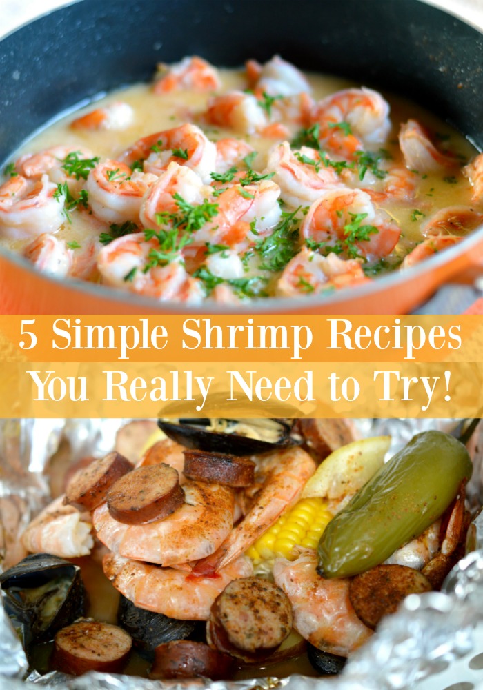 Serve up something delicious at dinnertime when you serve any one of these five Simple Shrimp Recipes. No matter what you're craving, you'll find it right here!