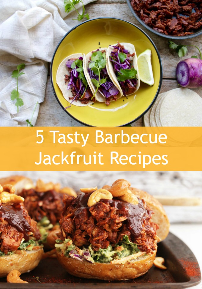 Exotic jackfruit is the perfect vegan substitute for meat in these five tasty Barbecue Jackfruit Recipes. Pair with your favorite healthy toppings for a delicious, better-for-you meal.