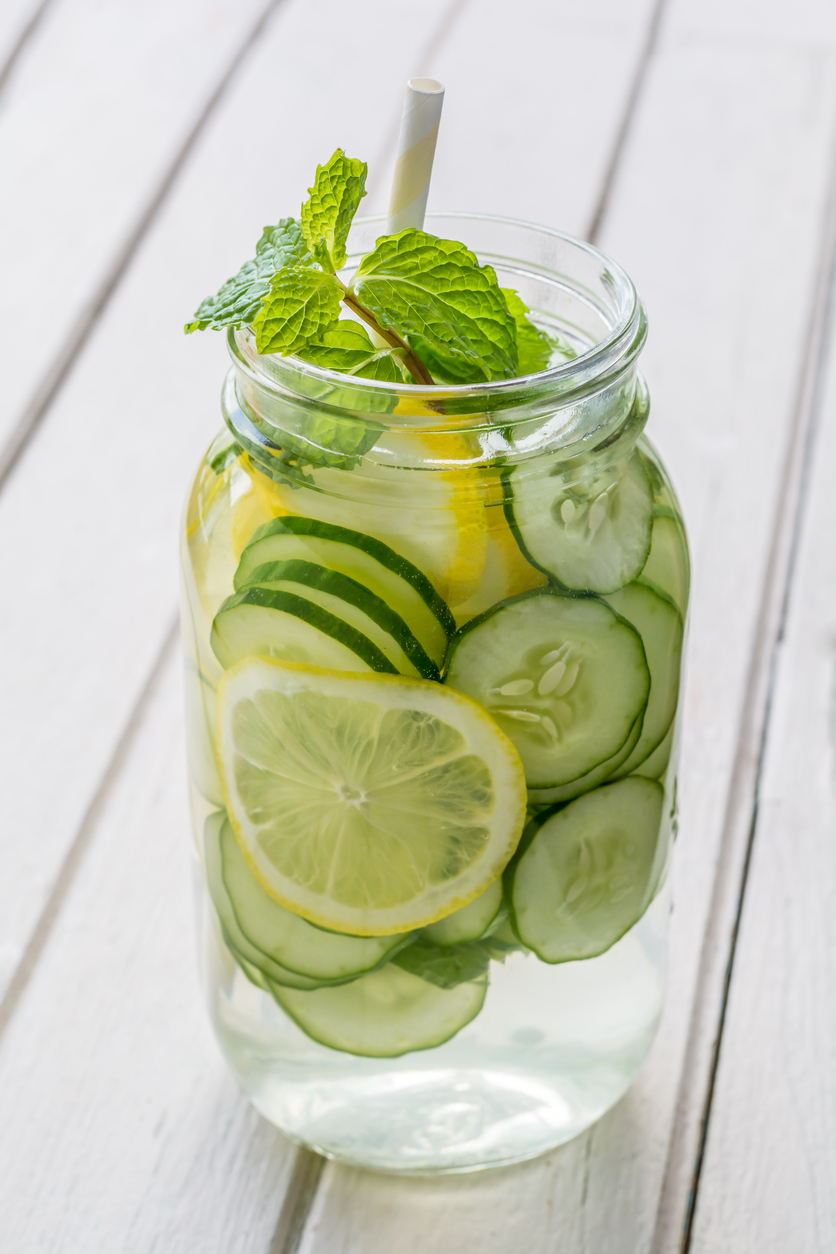 Cucumber Spa Water Health Benefits - SoFabFood