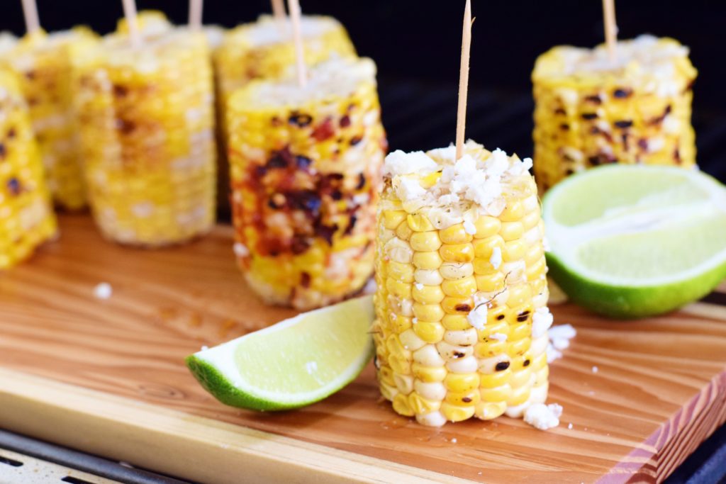 Warmer weather means gathering outdoors for parties, picnics, and summer celebrations. These Mexican Street Corn on the Cob Bites are perfect for all of your summer entertaining!