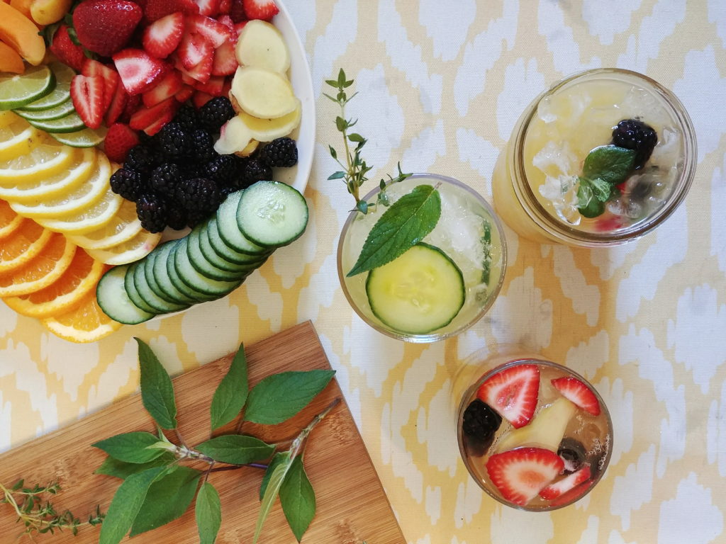Enjoy the fresh flavors of summertime when you sip on these non-alcoholic refreshers. Making Kombucha Sangria 3 Ways for outdoor parties is the perfect way to satisfy the whole crowd.