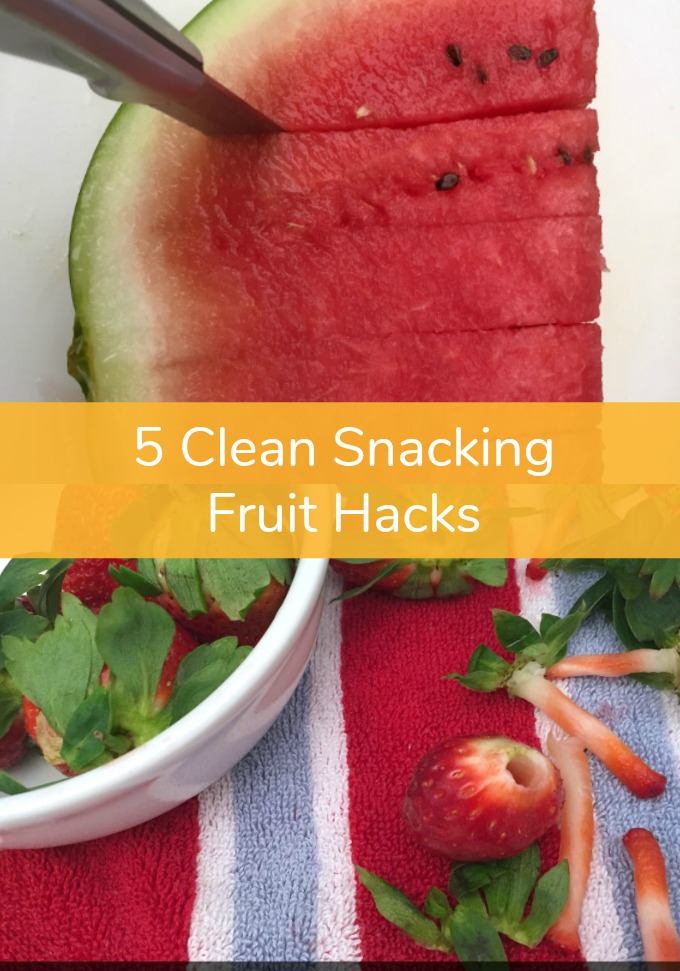Eat cleaner and save a little money this week when you prepare your favorite sweet produce with these five Clean Snacking Fruit Hacks. Don't waste money on pre-cut fruit when you can enjoy it at it's peak of freshness at home.