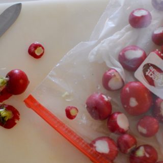 You will be amazed how simple Storing Radishes for optimal freshness can be when you learn this easy Kitchen Hack. This trick helps keep radishes fresh for up to a month which means you can devour these crunchy, fresh vegetables for weeks of clean snacking.