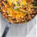 Don't get stressed out by getting a healthy meal on the table when you can turn to these five weeknight 30-Minute Skillet Meals to help you put a simple and delicious dish on the table in no time.