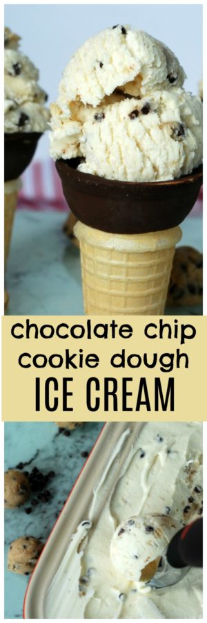 Cookie Dough No Churn Ice Cream Recipe - SoFabFood