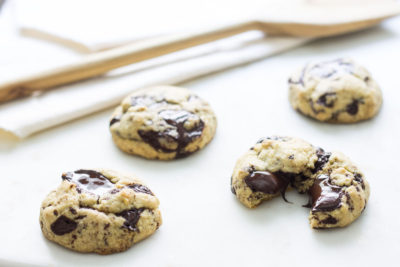 Trump baking traditions when you make these elegant Fleur de Sel Chocolate Chunk Cookies in favor of plain old chocolate chip cookies!