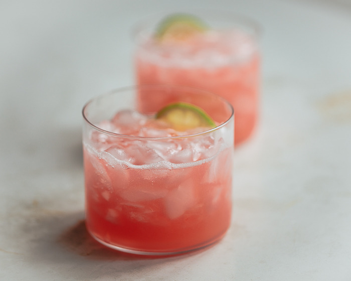 Craft these sexy Seasonal Rhubarb Cocktails at home. Skip store bought drink mixes in favor of a cleaner homemade version made with real ingredients.