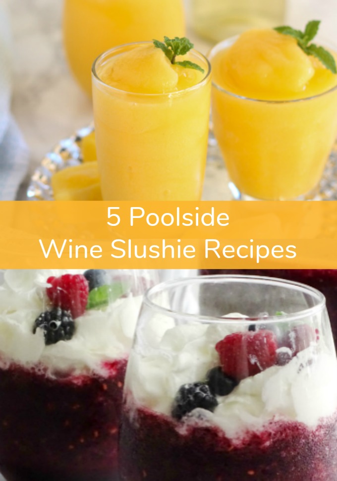 The summer temperatures have us all longing for relaxing afternoons poolside. You won't find a better way to cool off with friends this weekend than by sipping on one of these five Wine Slushie Recipes.
