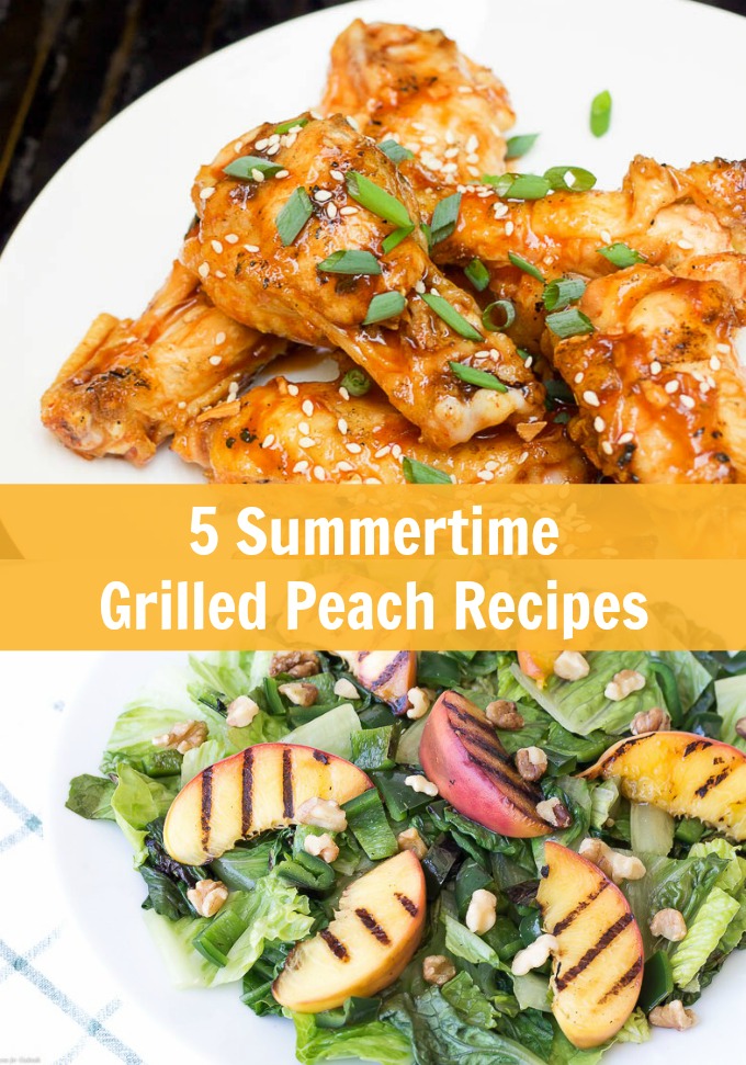 Warm weather begs for fresh fruit and grilling. Combine your two summertime favorites when you try all five of these Grilled Peach Recipes. Celebrate National Peach Month with friends this weekend!
