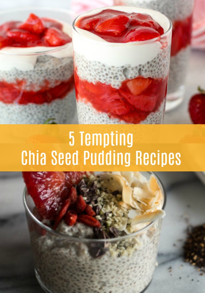 It doesn't matter if you want to start your morning off right with a healthy breakfast or are looking for a guilt-free late night snack, these five tempting Chia Seed Pudding Recipes are the ideal way to satisfy your every craving.