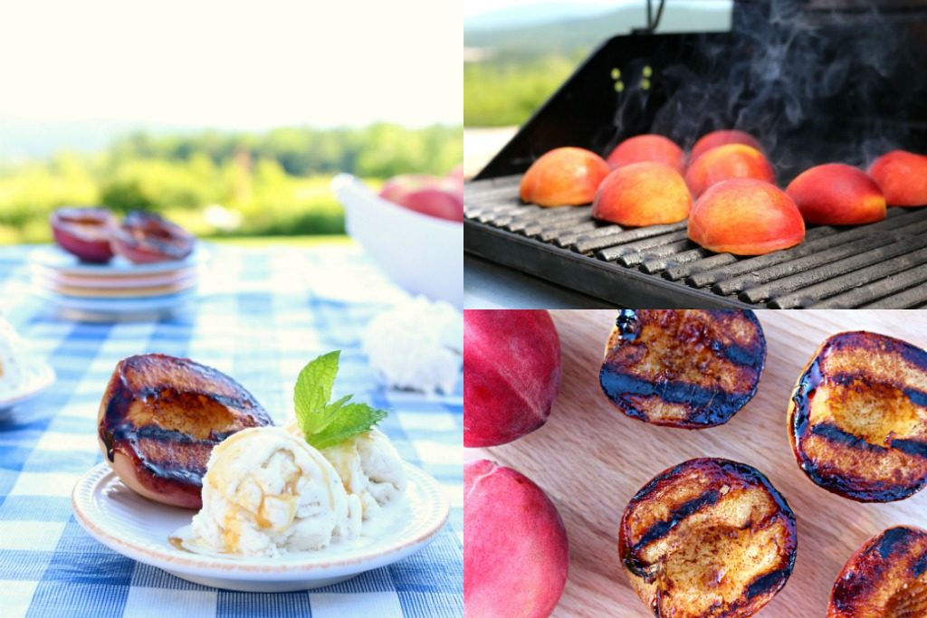 This weekend you are going to want to whip up a batch of Brown Sugar Cinnamon Grilled Peaches for your friends and family. A simple five ingredient recipe.