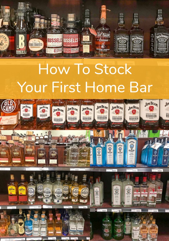 Every cocktail newbie needs to learn How to Stock Your First Home Bar so you are prepared at any time for an exciting entertaining opportunity. You'll look like a master mixologist by starting with vodka, whiskey, rum, gin, and tequila!