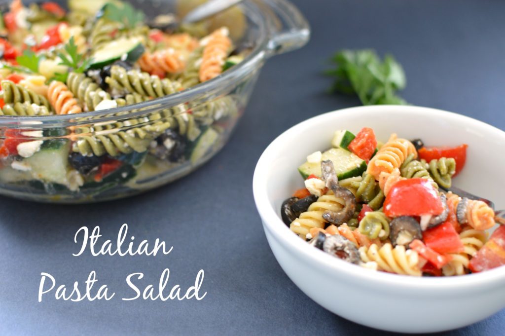 Celebrate National Picnic Month in style this month when you serve these five crowd pleasing Pasta Salad Recipes made with fresh ingredients.