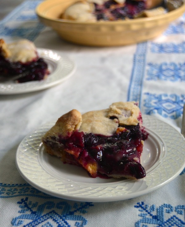 A mouthwatering and surprisingly simple dessert, this Rustic Dairy-Free Peach Blueberry Tart capitalizes on the deliciously-fresh, farmers market fruit!
