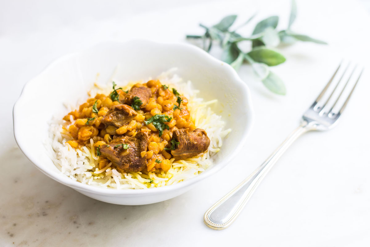 If you're looking for a comforting and wholesome meal for dinner, look no further than this Persian Split Pea Beef Stew recipe. This flavorful and easy-to-make stew is served over a bed of fluffy basmati rice for the kind of meal that warms your soul.