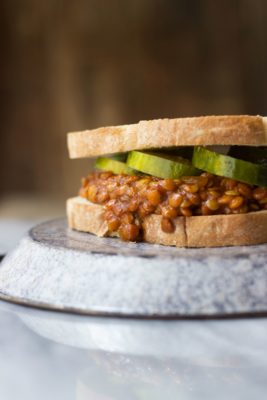 Craving comfort food, but don't want that heavy after feeling? Turn to this healthier classic for help! Nothing beats these Lentil Sloppy Joes with Homemade Pickles when you crave a protein-packed, healthy meal.