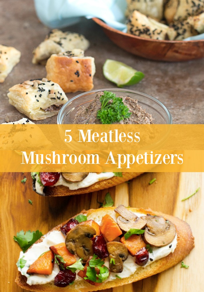 We all know mushrooms are a hearty substitute for your friends who want to keep things meat-free. Serve these five Meatless Mushroom Appetizer recipes at your next get together and you will be the life of the party.