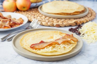 Bring the Netherlands to your breakfast table with this Pannenkoeken recipe. These large, thin Dutch Pancakes are delightful on their own, but once you add the sweet and savory fillings, they are nothing short of magical!