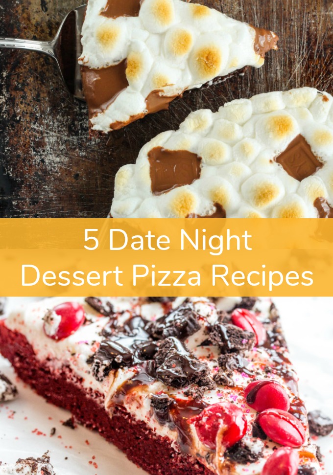 Spending time cooking with your significant other is great for a little romantic bonding at the end of a long day. These five Dessert Pizza Recipes are just what you need to seduce your partner into the kitchen for a foodie inspired Date Night!