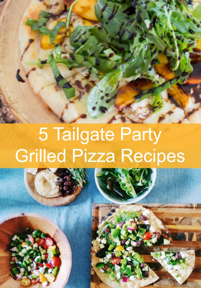 The next time you get your grill out for a tailgate party, skip the usual burgers and dogs in favor of these Grilled Pizza recipes. They are the perfect vessel for all your favorite seasonal toppings!