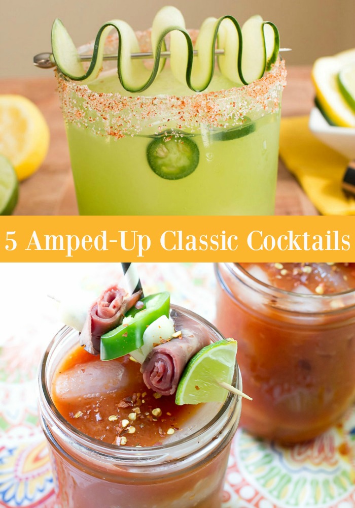 Sometimes a classic cocktail just isn't enough, so you need to add your own little twist. If you like your twists spicy, you need these five Amped-Up Classic Cocktails in your life.