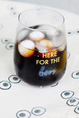 Treat your adult guests at this year's Halloween party with a simple and sweet Spooky Sangria. This Halloween-inspired cocktail is so easy to make and the fruity flavor and eyeball garnish give it a fun and festive twist.