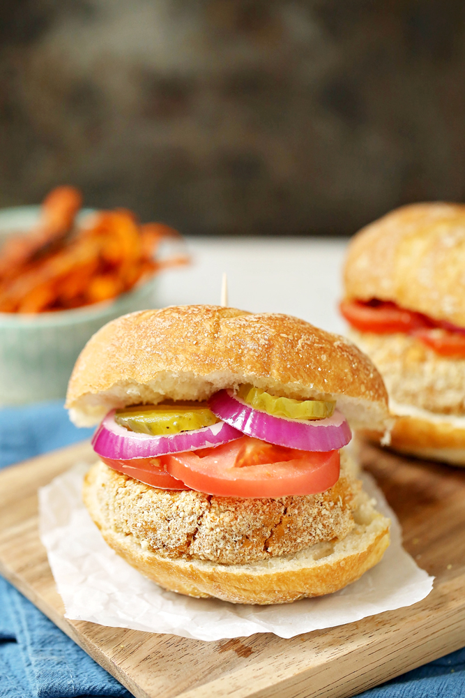 Looking for a healthier classic to traditional burgers and fries? These 5-Ingredient Sweet Potato Burgers with a side of Herb Carrot Fries is exactly the meal you're looking for! Watch the video for the complete how-to or print the simple recipe card.