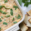 This Creamy Cheesy Crab Dip recipe uses Old Bay seasoning, two kinds of cheeses, and mustard to create an irresistible taste sensation. Ready in about 30 minutes, this fancy appetizer is what you need for all of your upcoming gatherings!