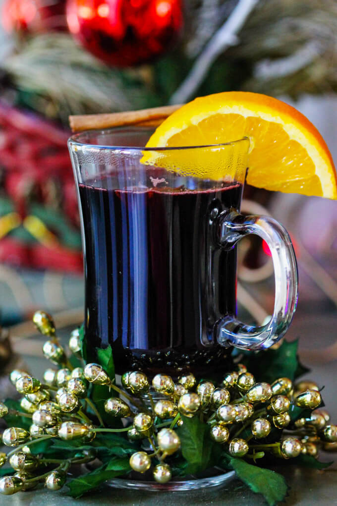 The aroma of this Orange Spiced Mulled Wine smells so incredible that your entire house will have the scent of cinnamon and cloves. With only 20 minutes of prep time, this is the perfect holiday cocktail to serve!