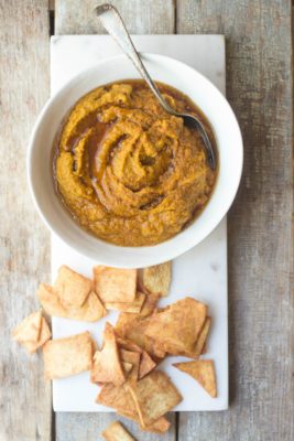 Pumpkin and spice are a match made in heaven, and this Maple Pumpkin Spice Hummus recipe is no exception. Ready in just 10 minutes with seven ingredients, this is the perfect appetizer for all of your fall celebrations!