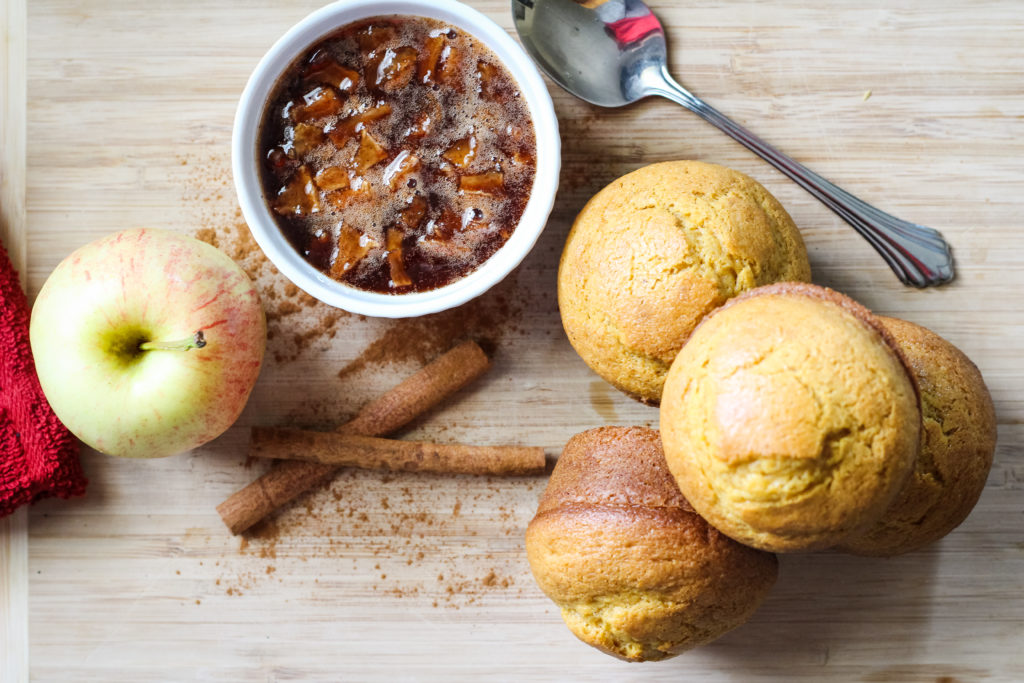 These Pumpkin Caramel Apple Muffins epitomize all of your favorite flavors of fall! Drizzled with an irresistible Apple Cinnamon Glaze, we're sure you'll agree, you need these muffins in your life!
