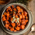 Whether you're hosting a fancy brunch or looking for a unique side dish for dinner, this 30-minute Lemon-Thyme Sweet Potato Salad is just the recipe you're looking for!