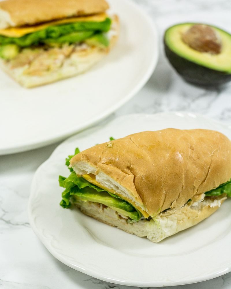 This Leftover Turkey Avocado Sandwich full of fresh greens and creamy avocado is a great updated way to enjoy this year's holiday leftovers. 