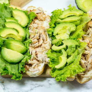 This Leftover Turkey Avocado Sandwich full of fresh greens and creamy avocado is a great updated way to enjoy this year's holiday leftovers. It's an easy and satisfying meal!