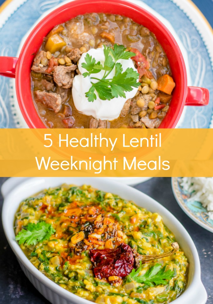 These five Healthy Lentil Weeknight Meals are filling, flavorful, and ready in a flash! Keep these recipes handy for when you need a quick and satisfying meal during your busy week.