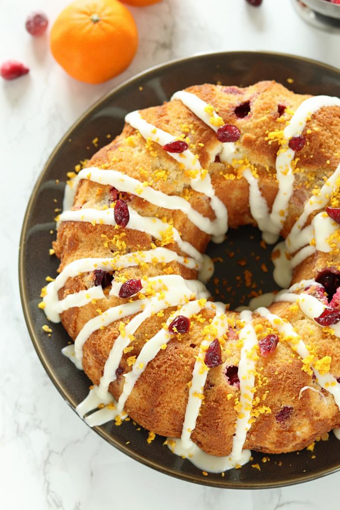 One bite of this White Chocolate Orange Cranberry Cake will make you realize how wonderful it is to celebrate the holiday season with delicious desserts.