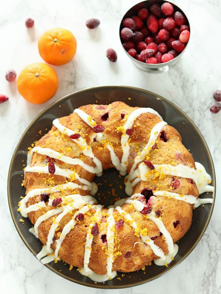 One bite of this White Chocolate Orange Cranberry Cake will make you realize how wonderful it is to celebrate the holiday season with delicious desserts.