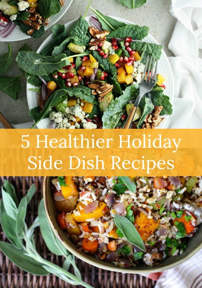 It's easy to stick with your healthy eating habits this holiday season when you try these five Healthier Holiday Side Dish recipes. From salads to carbs, whatever you're craving, we've made it healthier!