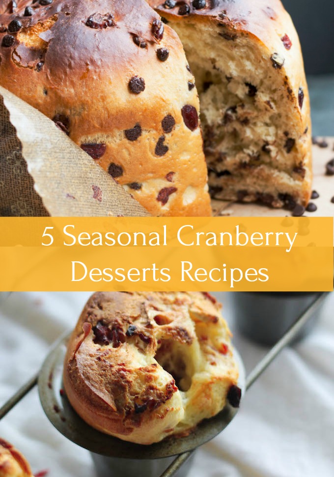 Tart, juicy cranberries are just what you need to get in the mood for the holiday season! Every bite of these five Festive Cranberry Dessert recipes is pure heaven.