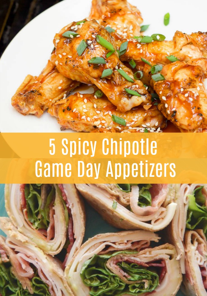 Spice up your game day fare when you serve these five Spicy Chipotle Tailgate Appetizers! Gone are the days of boring chips and dips because these healthier apps are where game day is really at!