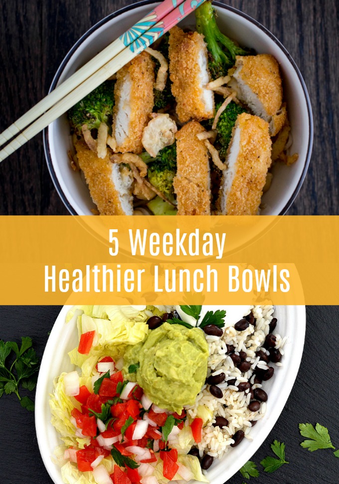 When you slow down long enough to indulge in these five Healthier Lunch Bowls, it will feel more like a weekend than a busy weekday!
